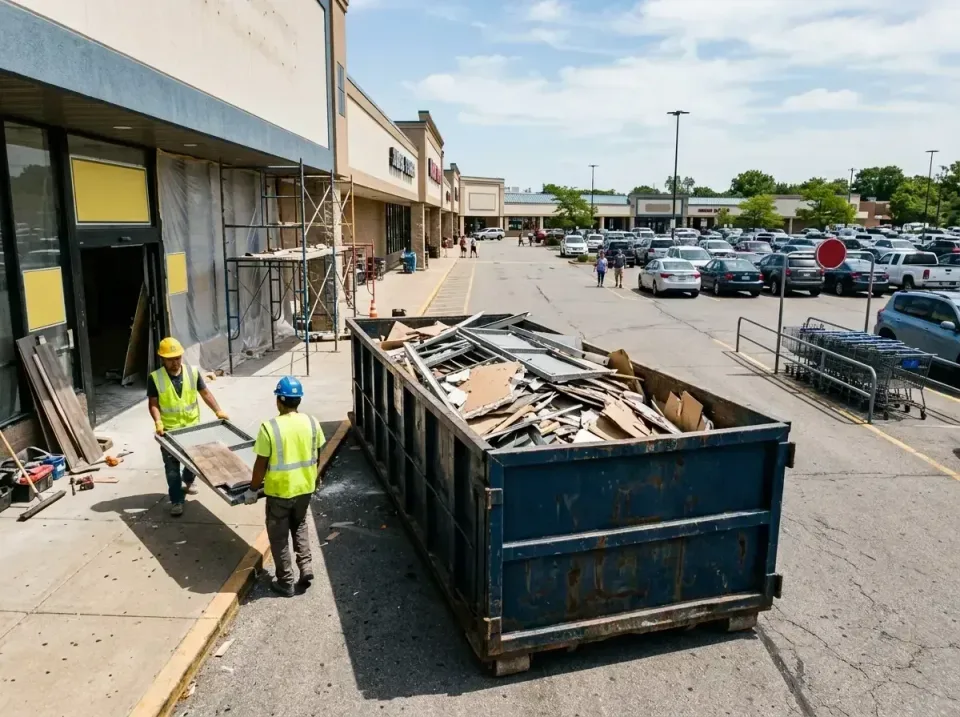 retail-store-renovation-debris-003 — frequently asked questions, Roll-off Dumpster Rentals in Sullivan, IL